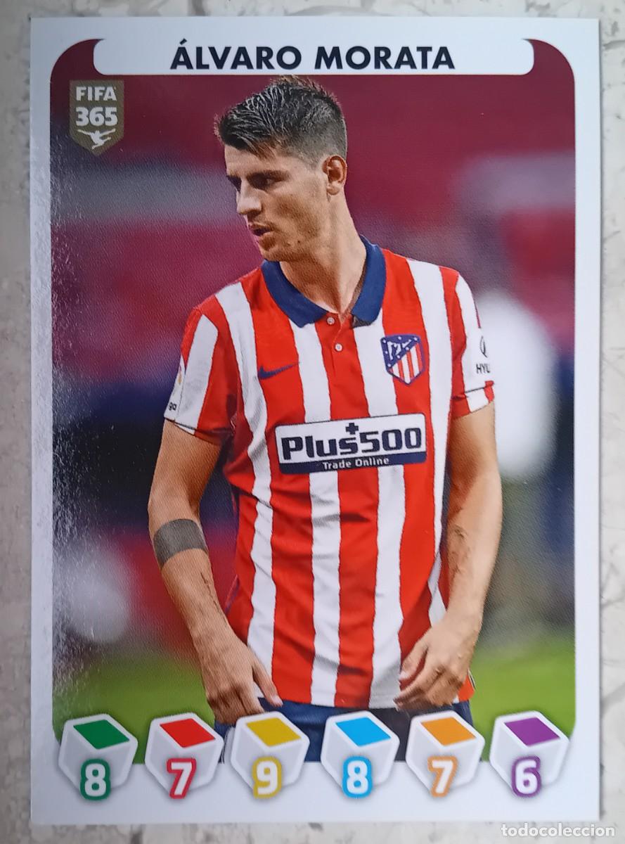 Cromos de Futebol: Figurina Panini 2020-21 Cromo Fifa 365 2021 &Aacute;lvaro Morata Atletico Madrid n 139
