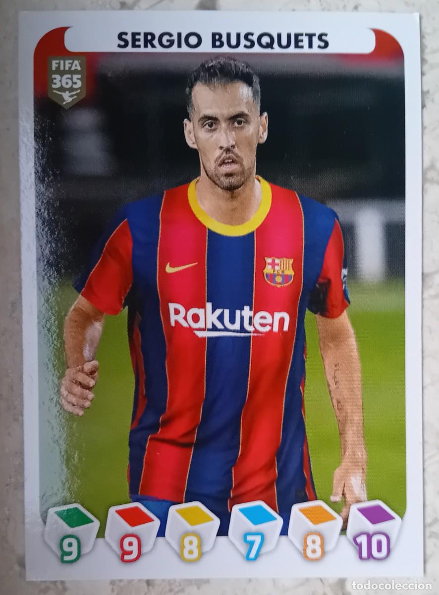 Cromos de Futebol: Figurina Panini 2020-21 Cromo Fifa 365 2021 Sergio Busquets Barcelona n 142