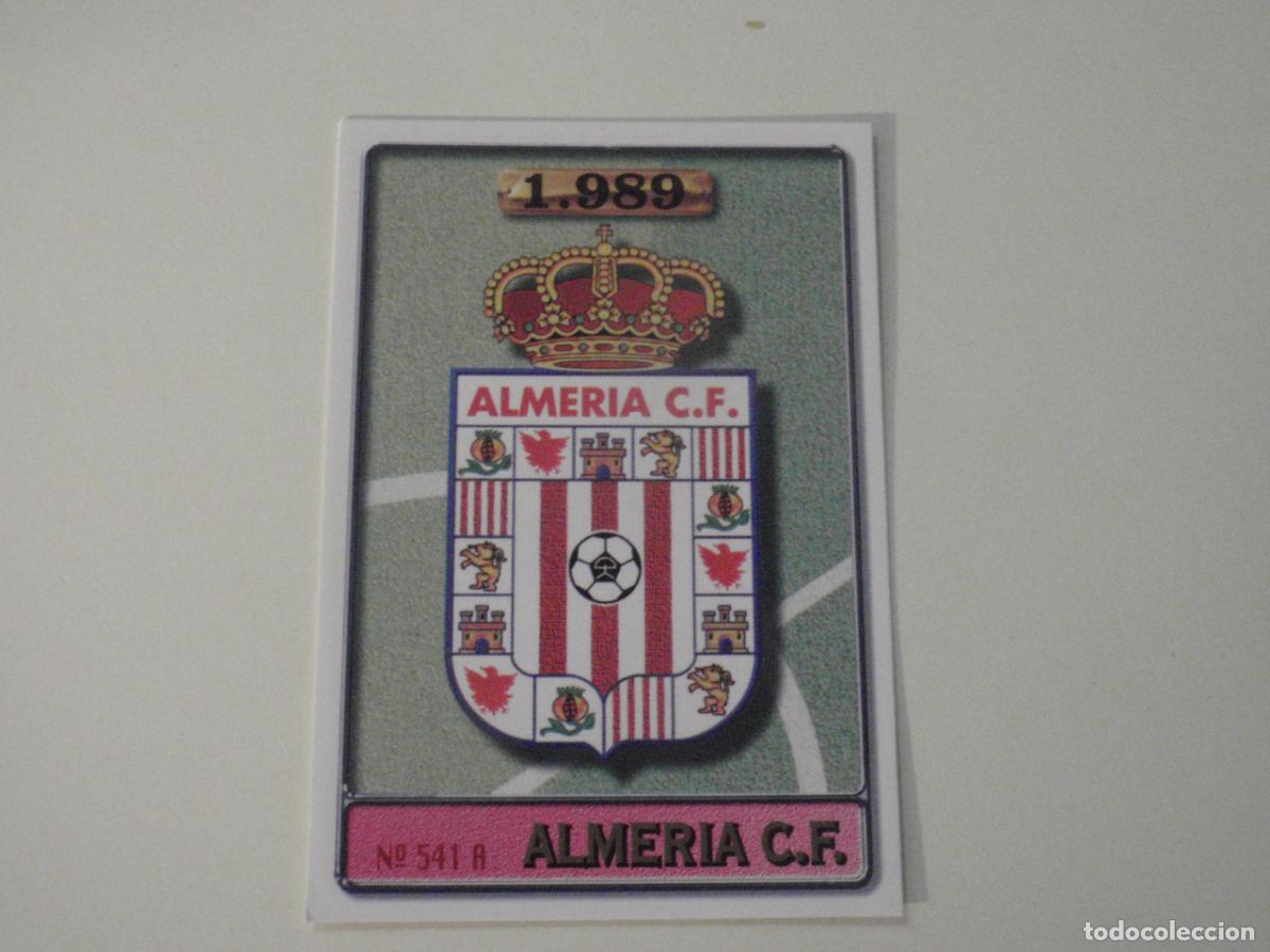 Cromos de f&uacute;tbol: 541 Escudo ALMERIA - 541 B. CESAR. LAS FICHAS DE LA LIGA 1996 1997 MUNDICROMO. 96 97