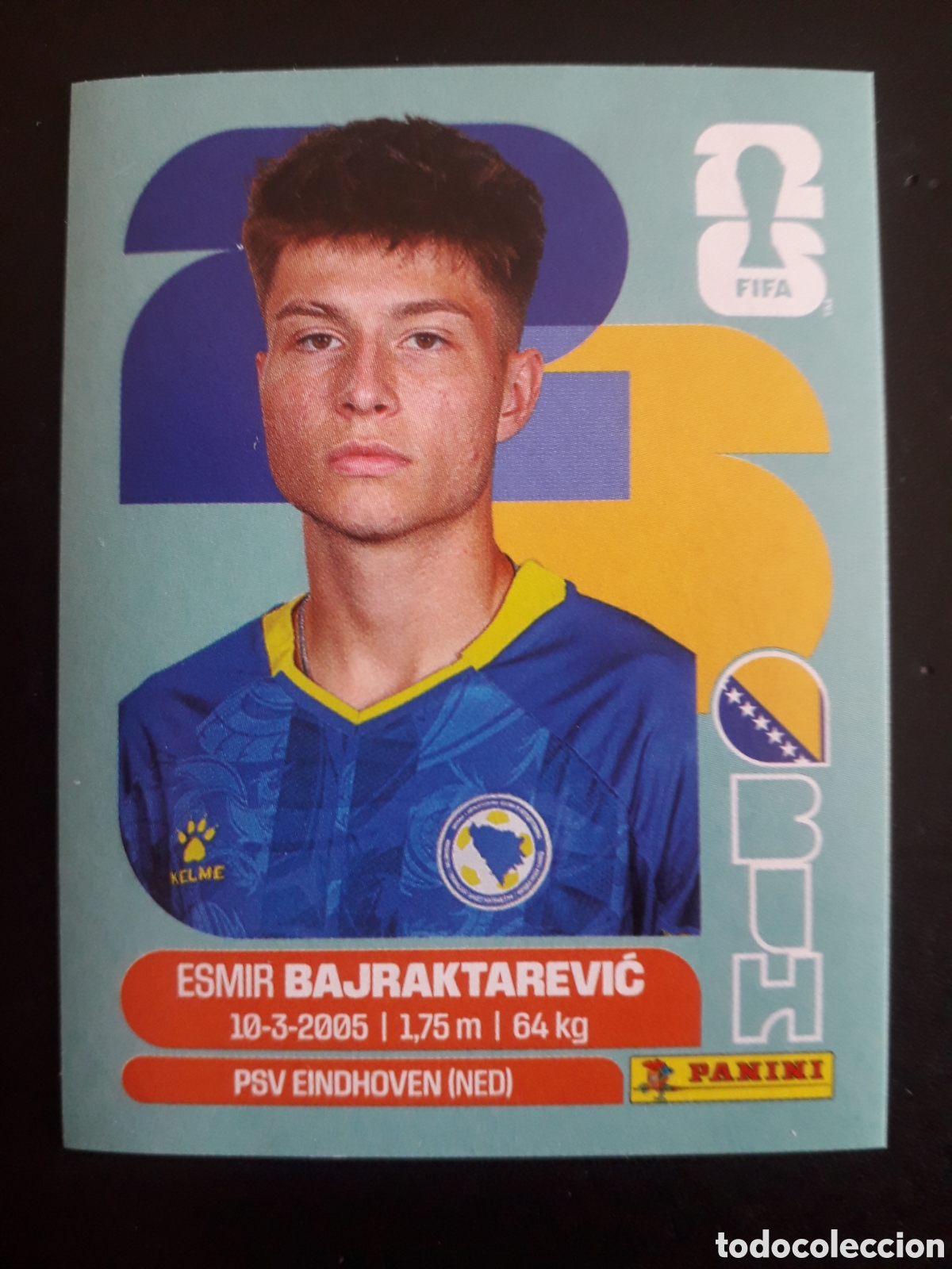 Cromos de f&uacute;tbol: BAJRAKTAREVIĆ BOSNIA HERCEGOVINA BIH 15 MUNDIAL F&Uacute;TBOL 2026 FIFA WORLD CUP PANINI PEDIDO M&Iacute;NIMO 3&euro;