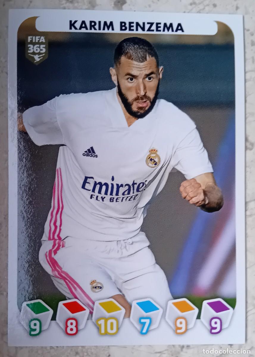 Cromos de f&uacute;tbol: Figurina Panini 2020-21 Cromo Fifa 365 2021 Karim Benzema Real Madrid n 151