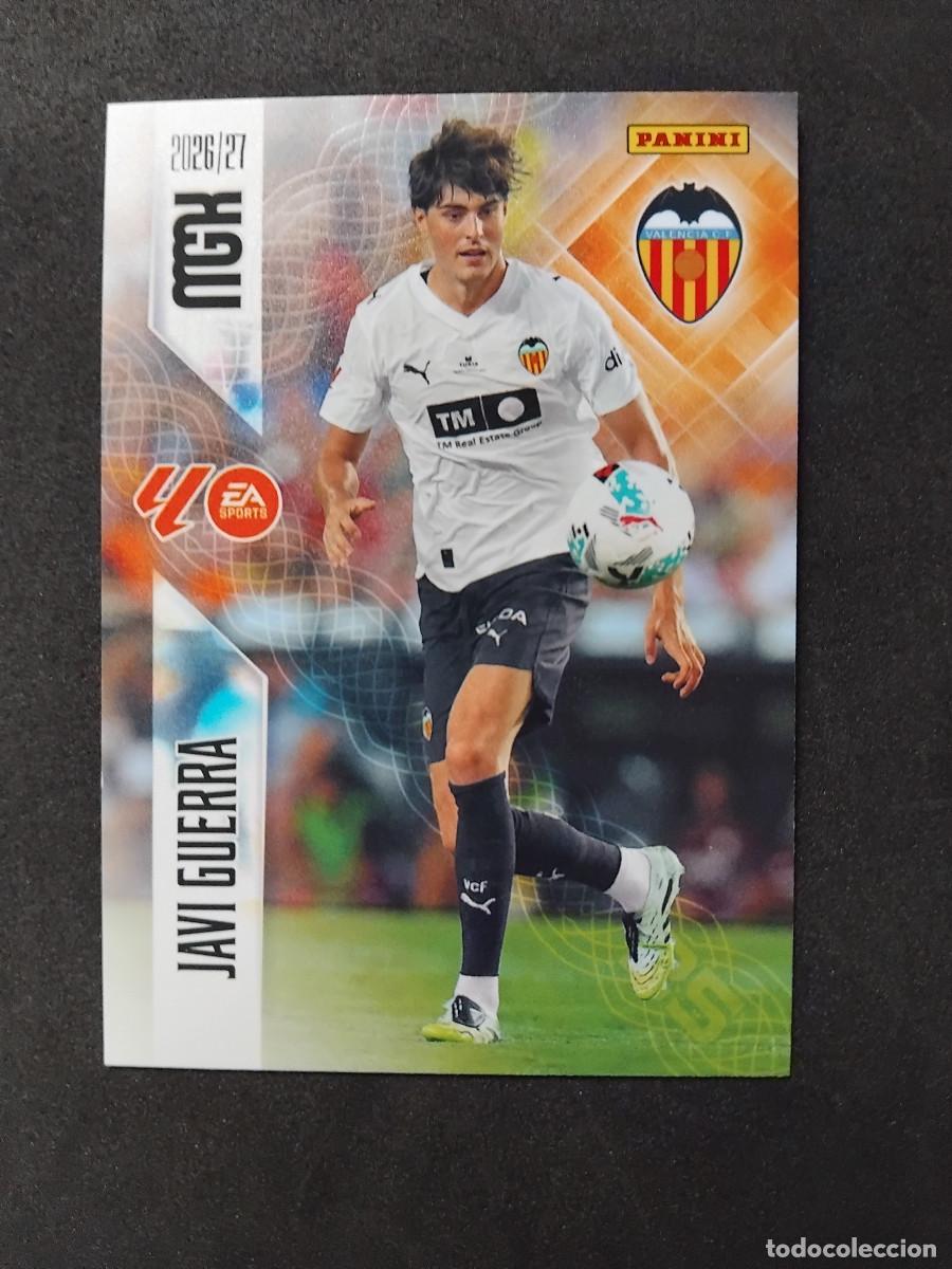Cromos de f&uacute;tbol: JAVI GUERRA 354 - VALENCIA - LALIGA PANINI MGK MEGACRACKS 2026-27 2026 2027 Mega cracks