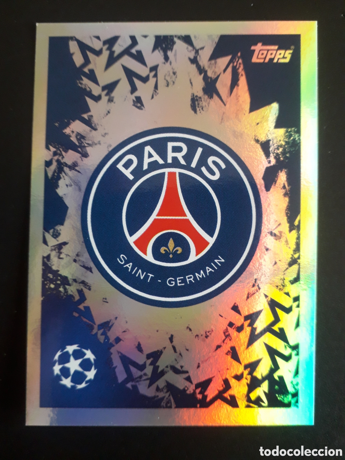 Cromos de f&uacute;tbol: ESCUDO PAR&Iacute;S SAINT GERMAIN N&deg; 283 UEFA CHAMPIONS LEAGUE SEASON TOPPS 24 25 2024 2025 PEDIDO M&Iacute;NIM 3&euro;