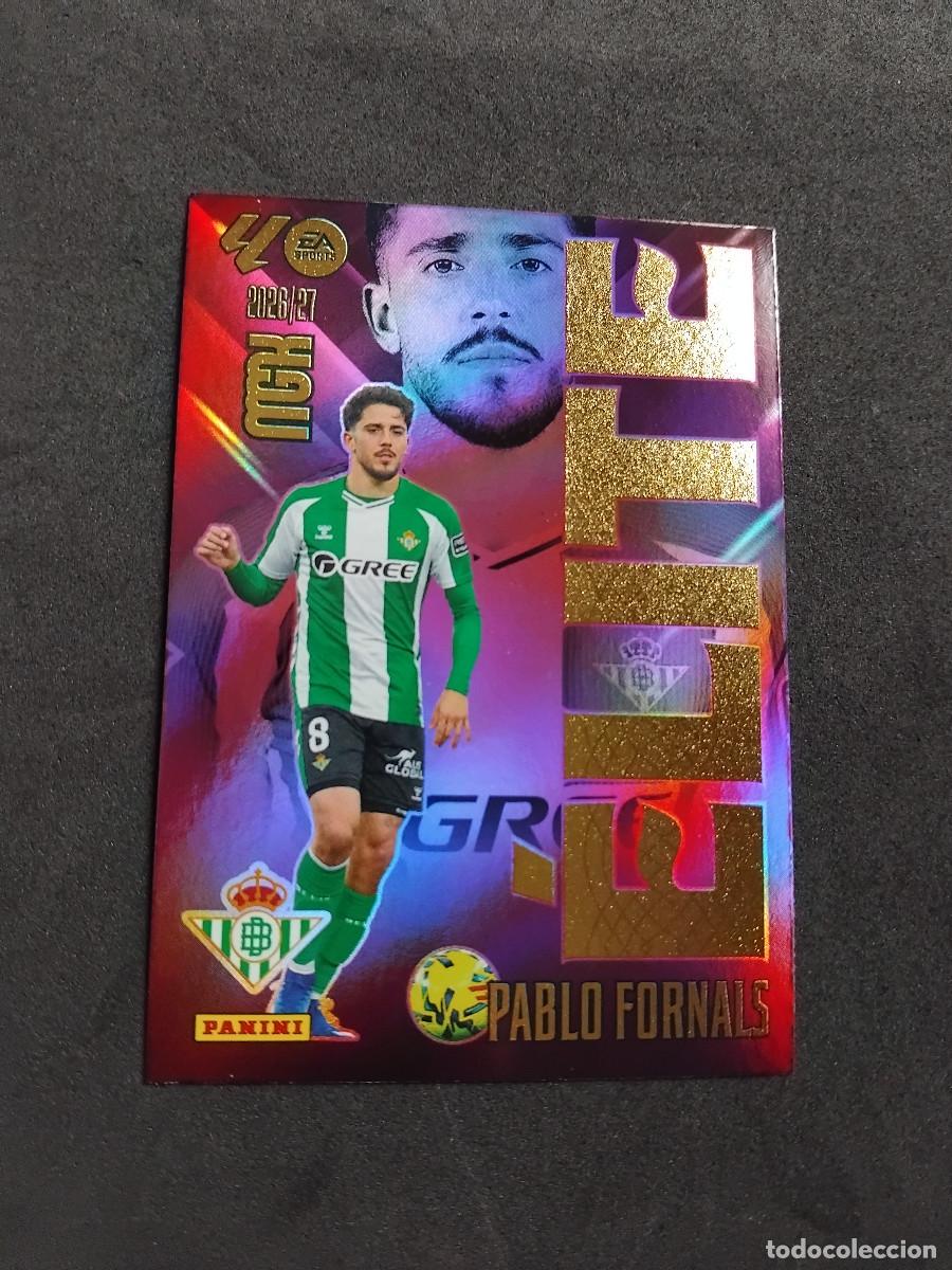 Cromos de f&uacute;tbol: PABLO FORNALS ELITE 14 - REAL BETIS - LALIGA PANINI MGK MEGACRACKS 2026-27 2026 2027 Mega cracks