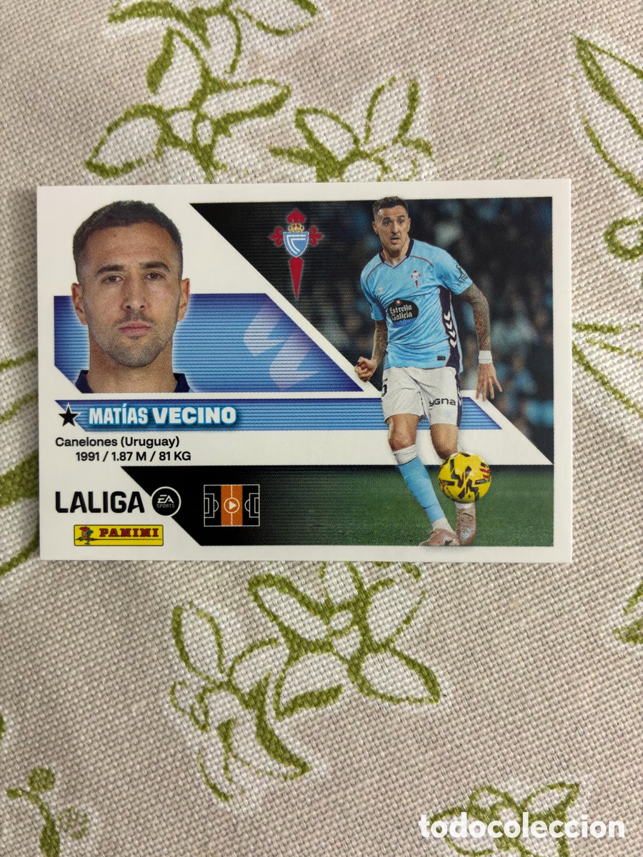 Cromos de f&uacute;tbol: Cromo Mat&iacute;as Vecino N&ordm; 14 BIS Coloca (RC Celta) - Colecciones Este Liga 2026-27