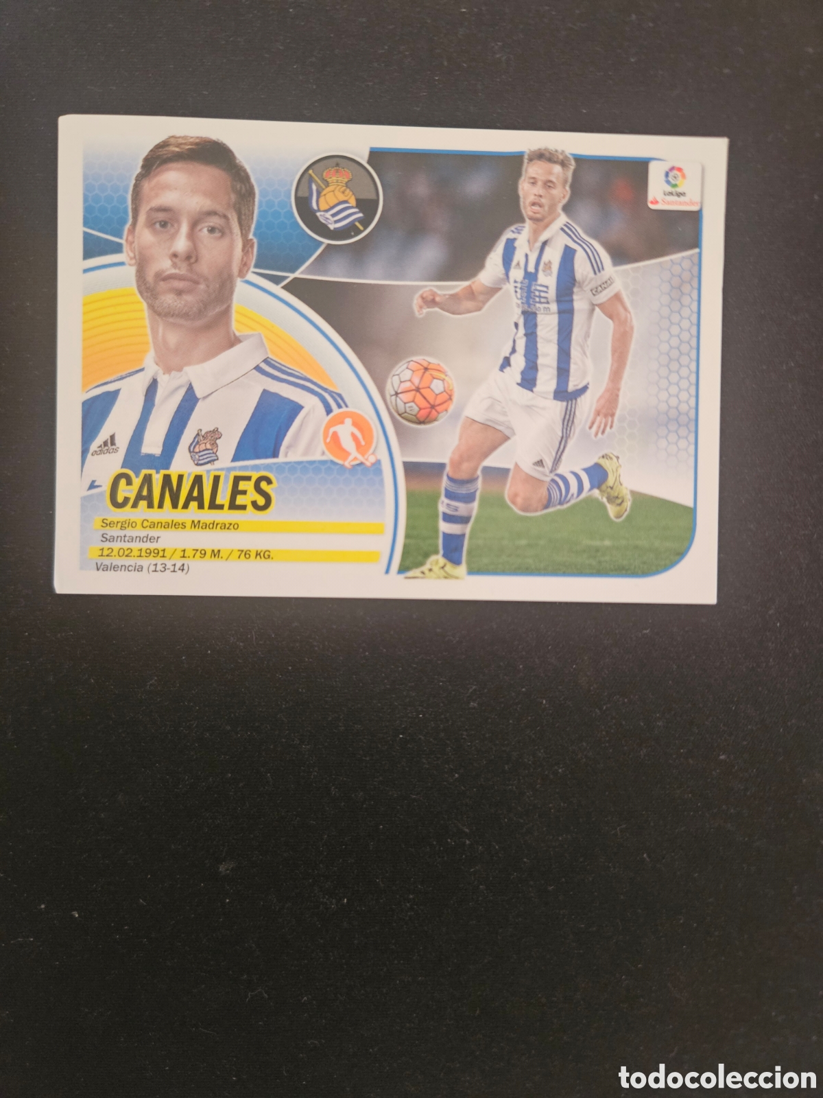 Cromos de f&uacute;tbol: CANALES N&ordm; 12 REAL SOCIEDAD &ndash; LIGA ESTE 2016-17 PANINI 1/3