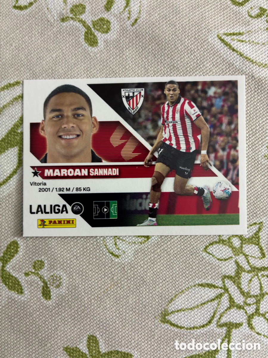 Cromos de f&uacute;tbol: Cromo Maroan Sannadi N&ordm; 17B BIS (Athletic Club) - Colecciones Este Liga 2026-27