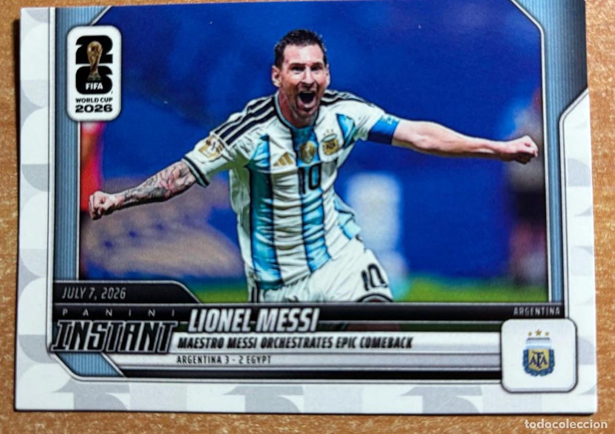 Cromos de f&uacute;tbol: PANINI INSTANT FIFA WORLD CUP 2026 N&ordm; 217 LIONEL MESSI (ARGENTINA)