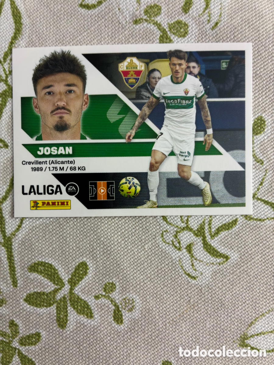 Cromos de f&uacute;tbol: Cromo Josan N&ordm; 15 (Elche CF) - Colecciones Este Liga 2026-27 (Con C&oacute;digo)