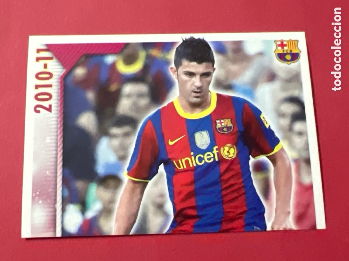 Cromos de f&uacute;tbol: C9692. 123 VILLA BARCELONA PANINI COLECCION OFICIAL 2010 2011 10 11 - SIN PEGAR -