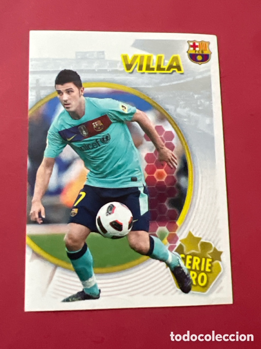Cromos de f&uacute;tbol: C9693. 127 VILLA BARCELONA PANINI COLECCION OFICIAL 2010 2011 10 11 - SIN PEGAR
