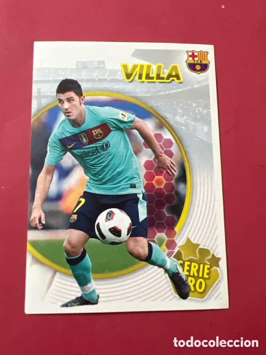 Cromos de f&uacute;tbol: C9694. 127 VILLA BARCELONA PANINI COLECCION OFICIAL 2010 2011 10 11 - SIN PEGAR