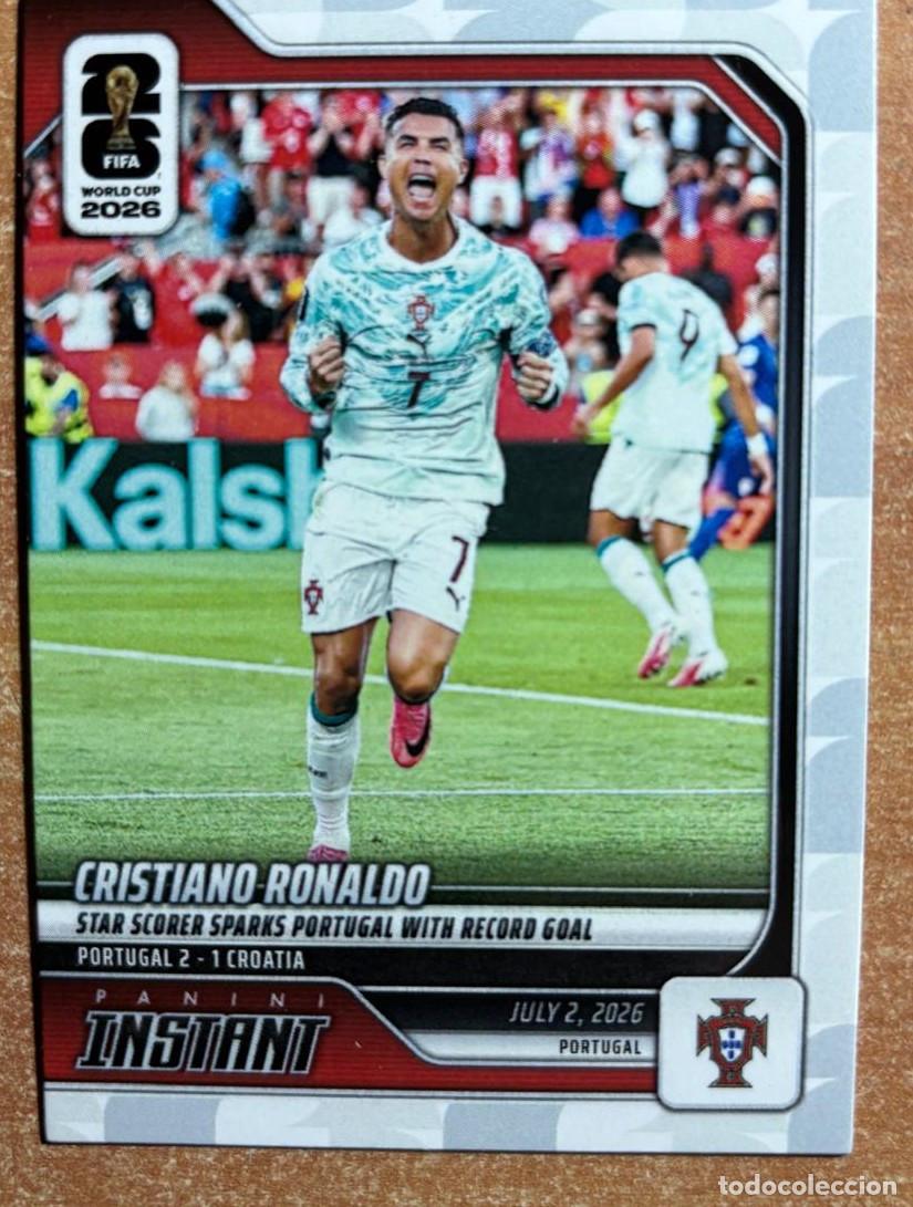 Cromos de f&uacute;tbol: PANINI INSTANT FIFA WORLD CUP 2026 N&ordm; 192 CRISTIANO RONALDO (PORTUGAL)