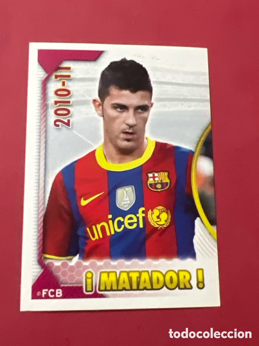 Cromos de f&uacute;tbol: C9695. 126 VILLA BARCELONA PANINI COLECCION OFICIAL 2010 2011 10 11 - SIN PEGAR