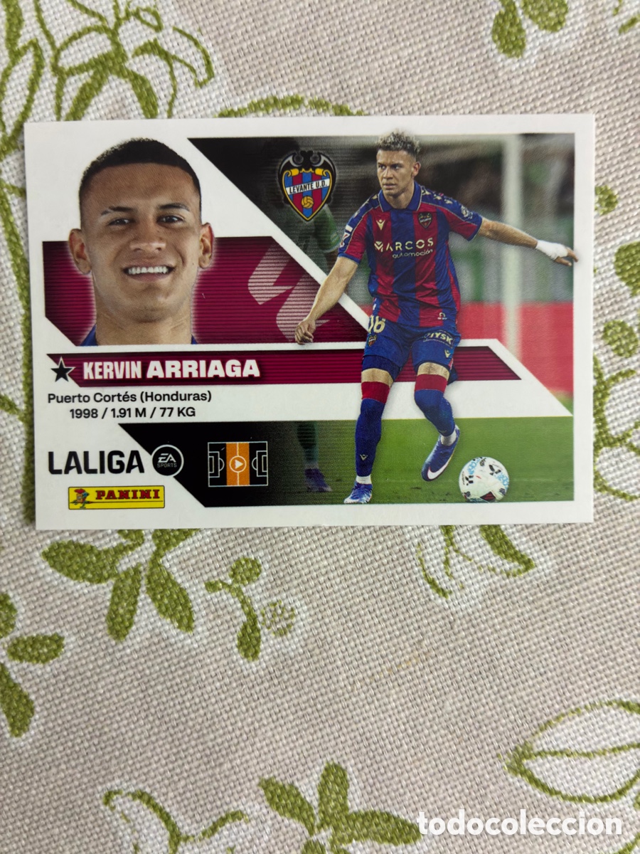 Cromos de f&uacute;tbol: Cromo Kervin Arriaga N&ordm; 10 (Levante UD) - Colecciones Este Liga 2026-27