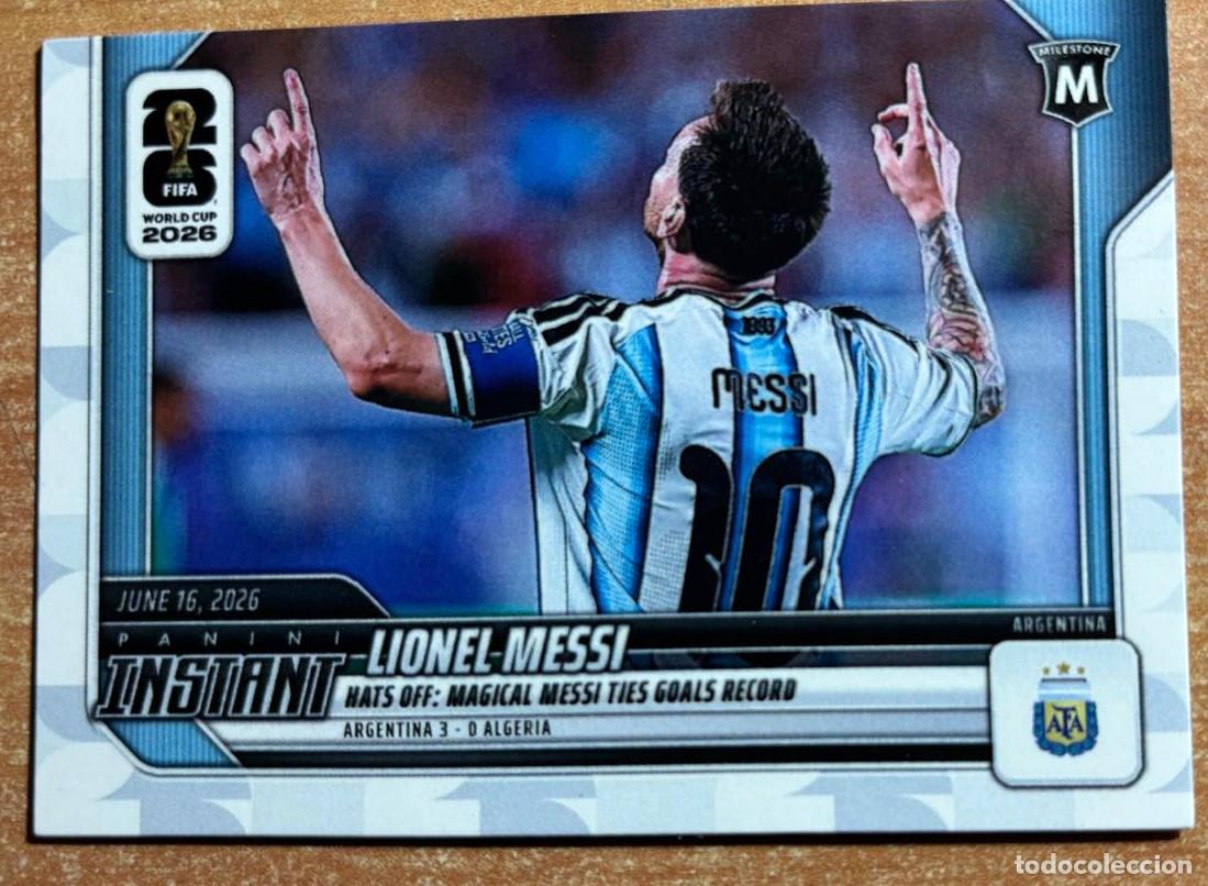 Cromos de f&uacute;tbol: PANINI INSTANT FIFA WORLD CUP 2026 N&ordm; 46 LIONEL MESSI (ARGENTINA)