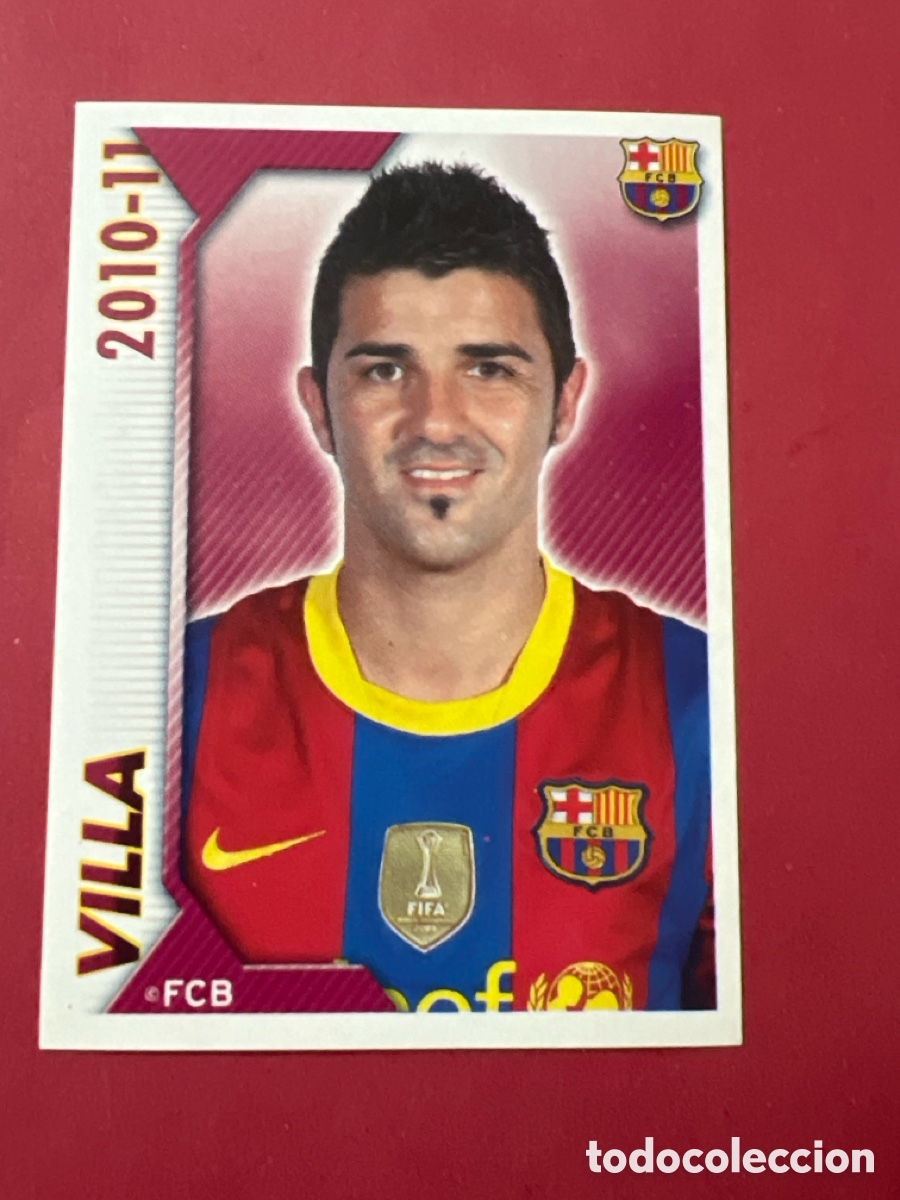 Cromos de f&uacute;tbol: C9697. CROMO N&ordm; 122 VILLA - COLECCION OFICIAL BARCELONA LIGA 2010 2011 - 10 11 SIN PEGAR