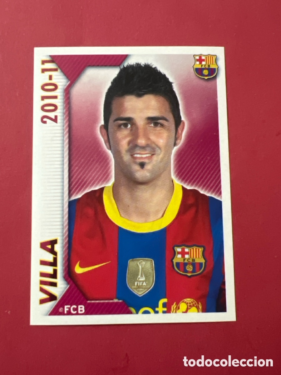 Cromos de f&uacute;tbol: C9698. CROMO N&ordm; 122 VILLA - COLECCION OFICIAL BARCELONA LIGA 2010 2011 - 10 11 SIN PEGAR