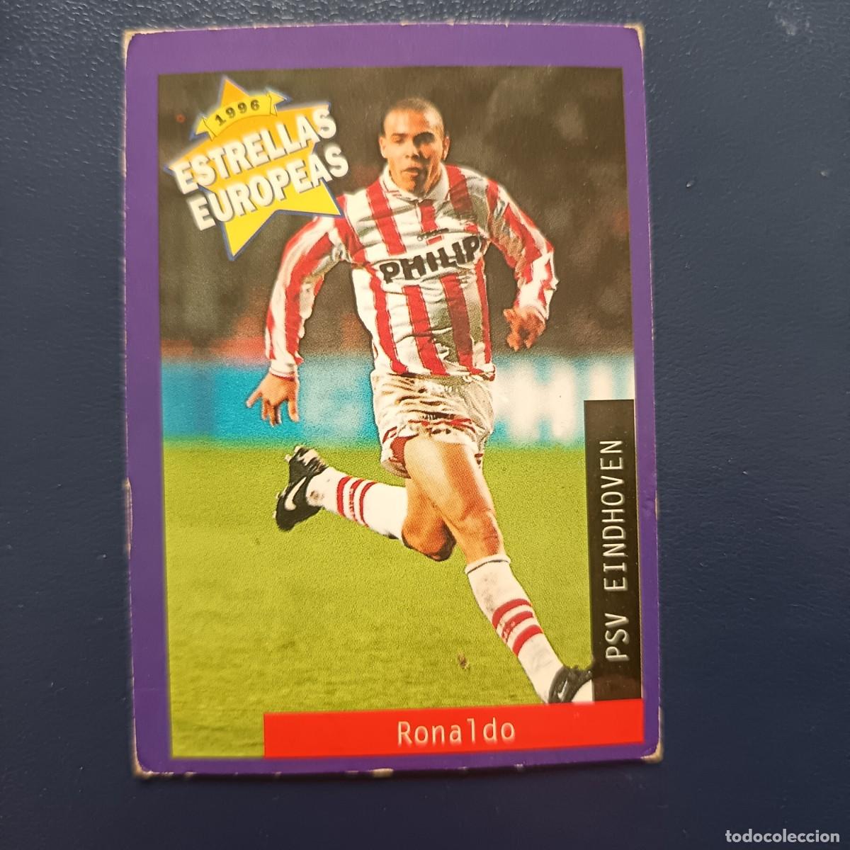 Cromos de f&uacute;tbol: CROMO RONALDO ESTRELLAS 1996 ROOKIE