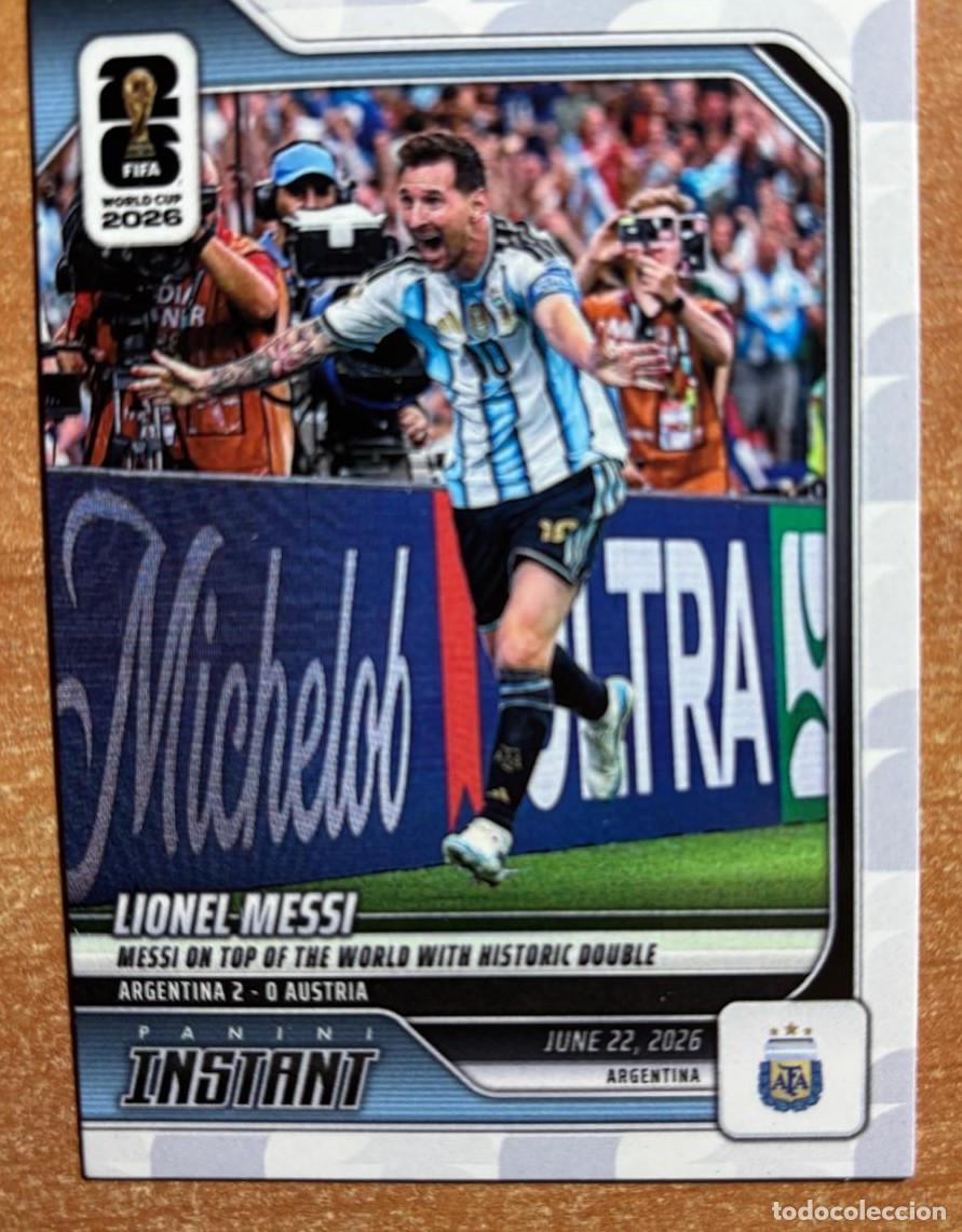 Cromos de f&uacute;tbol: PANINI INSTANT FIFA WORLD CUP 2026 N&ordm; 89 LIONEL MESSI (ARGENTINA)