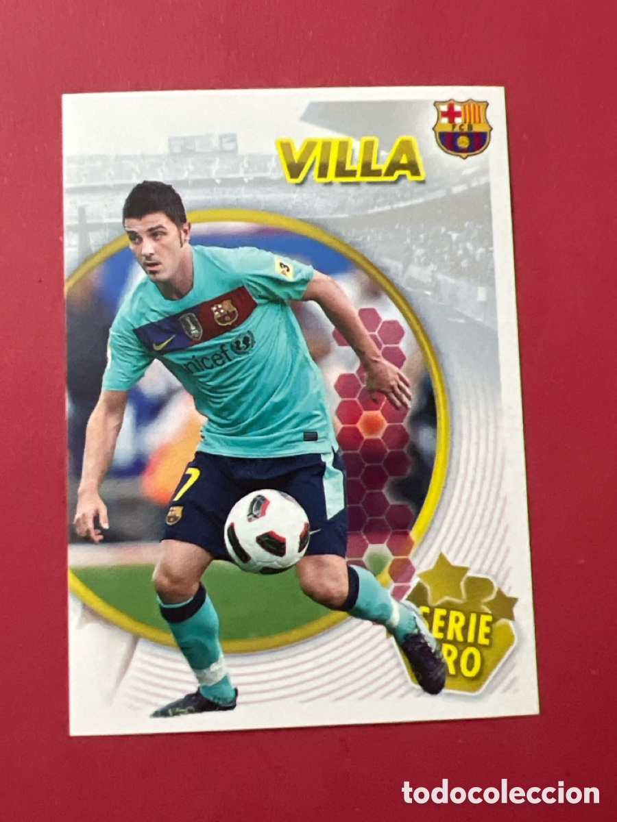 Cromos de f&uacute;tbol: C9703. 127 VILLA BARCELONA PANINI COLECCION OFICIAL 2010 2011 10 11 - SIN PEGAR