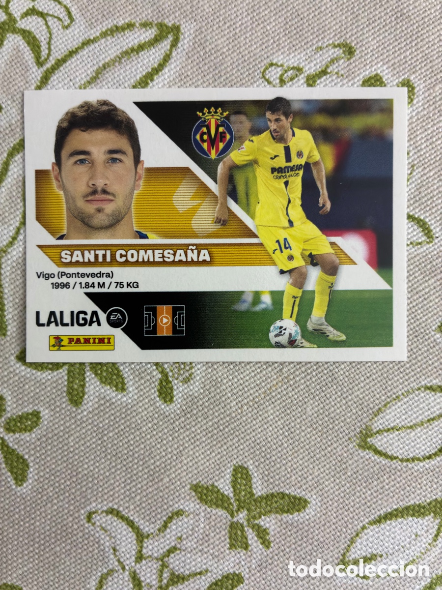 Cromos de f&uacute;tbol: Cromo Santi Comesa&ntilde;a N&ordm; 12 (Villarreal CF) - Colecciones Este Liga 2026-27