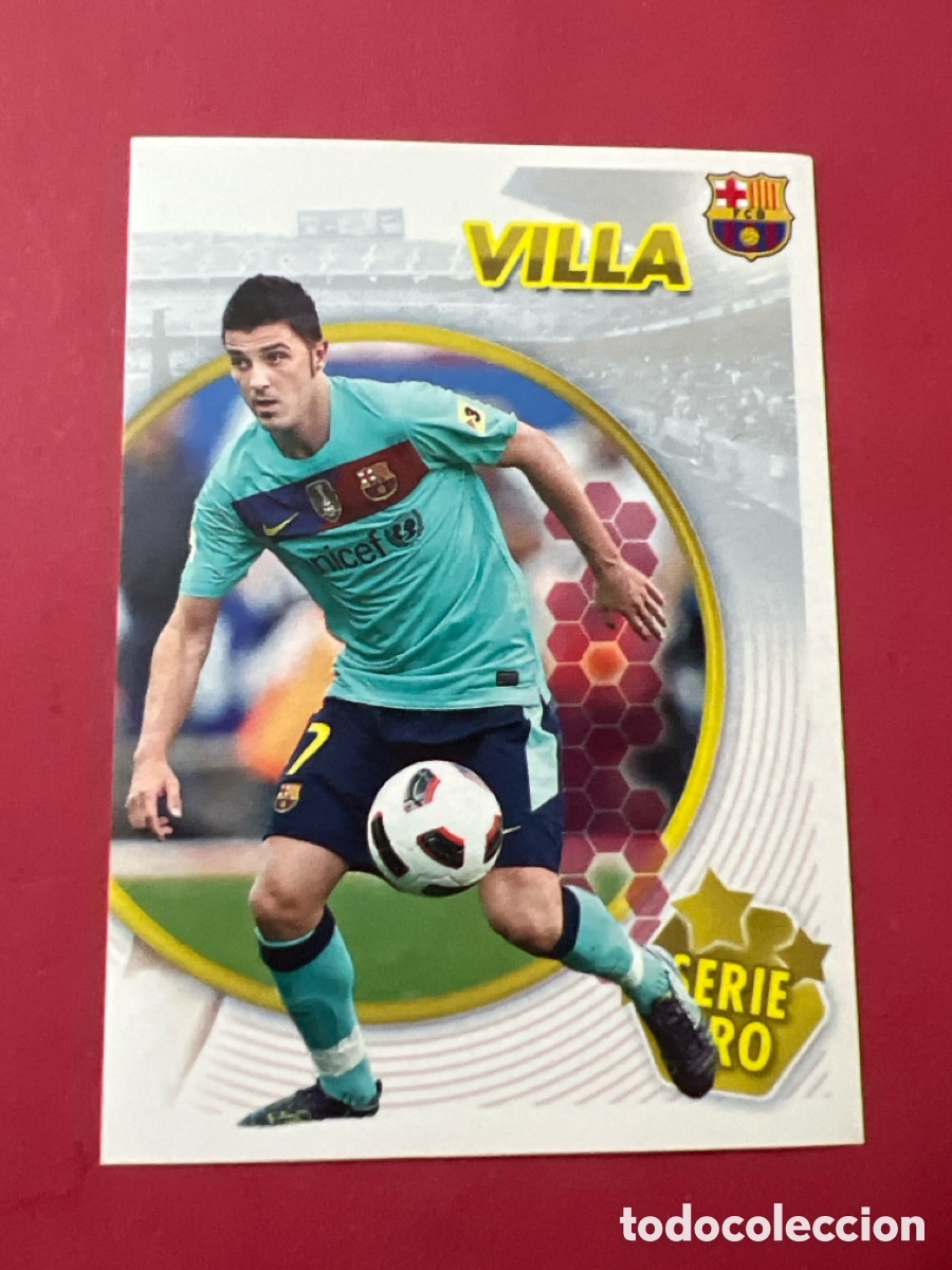 Cromos de f&uacute;tbol: C9699. 127 VILLA BARCELONA PANINI COLECCION OFICIAL 2010 2011 10 11 - SIN PEGAR