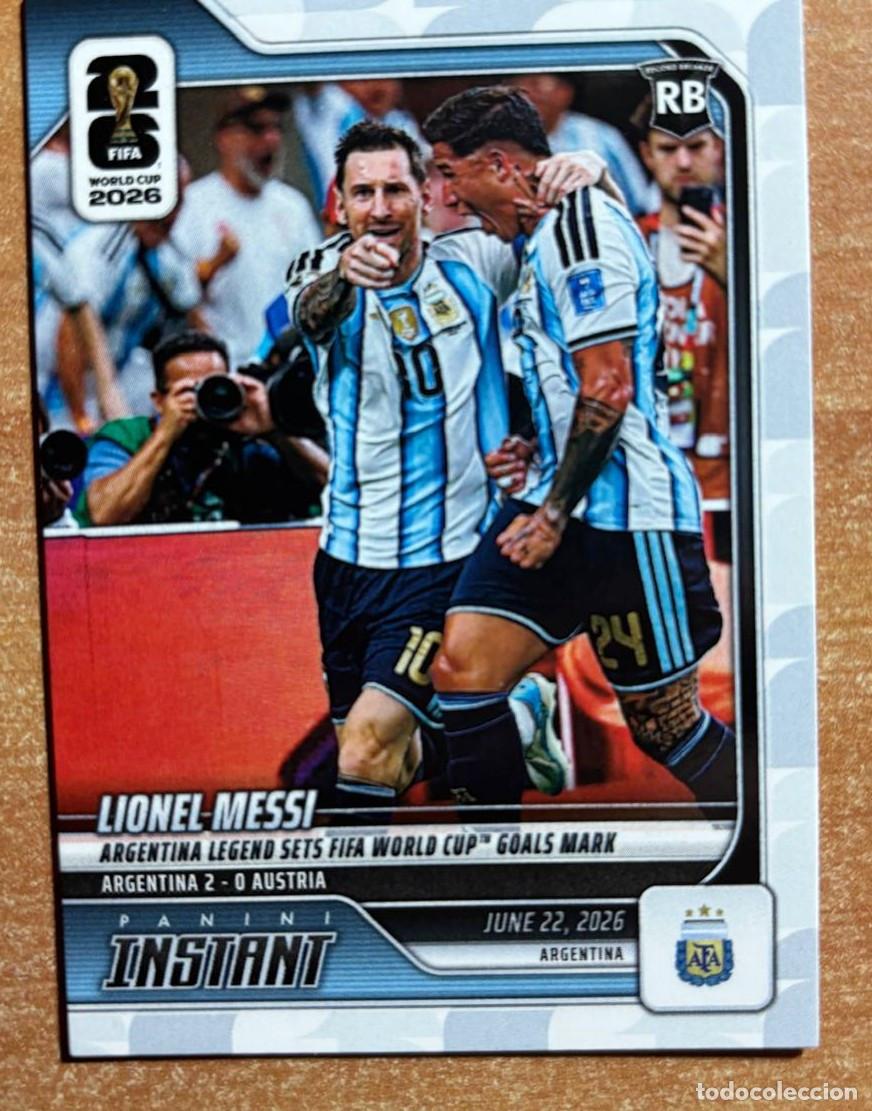 Cromos de f&uacute;tbol: PANINI INSTANT FIFA WORLD CUP 2026 N&ordm; 88 LIONEL MESSI (ARGENTINA)