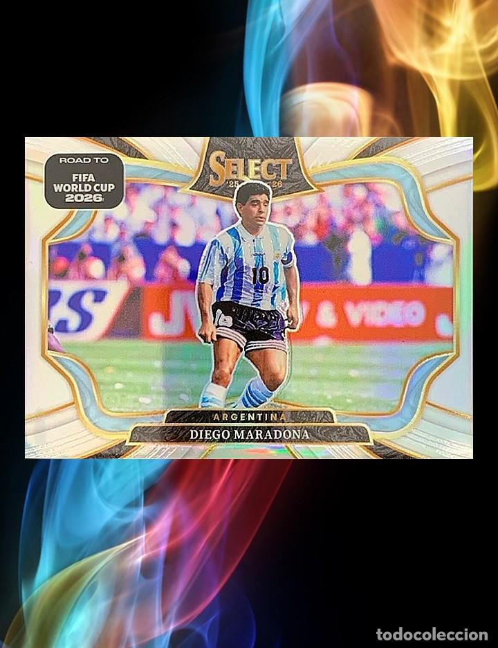 Figurine di Calcio: Diego Maradona - Silver - 2025-26 Panini Select Road To Fifa World Cup Field Level
