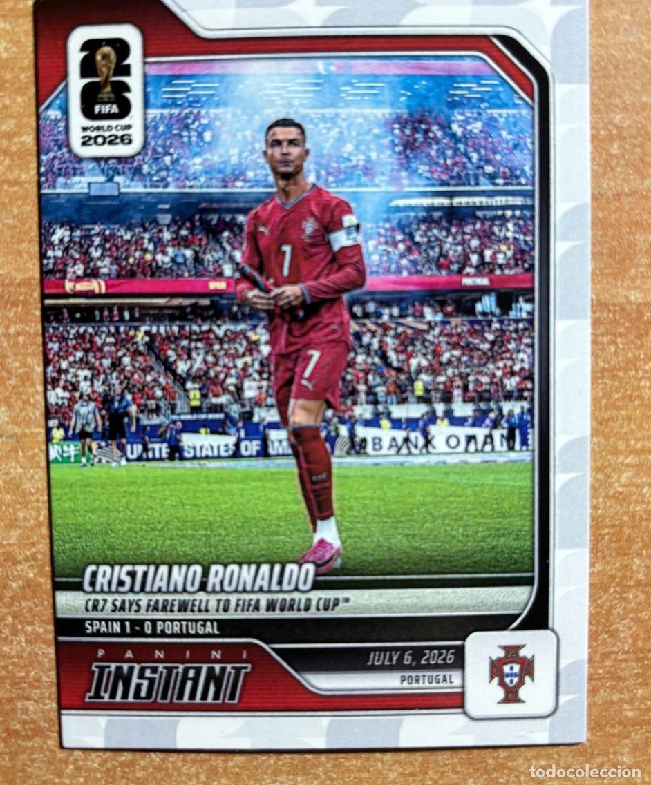 Cromos de f&uacute;tbol: PANINI INSTANT FIFA WORLD CUP 2026 N&ordm; 214 CRISTIANO RONALDO (PORTUGAL)