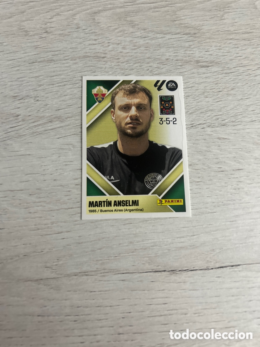 Cromos de f&uacute;tbol: Mart&iacute;n Anselmi 2 Entrenador Elche Segunda 2 Edici&oacute;n Liga Este 2026/27 26-27 Panini