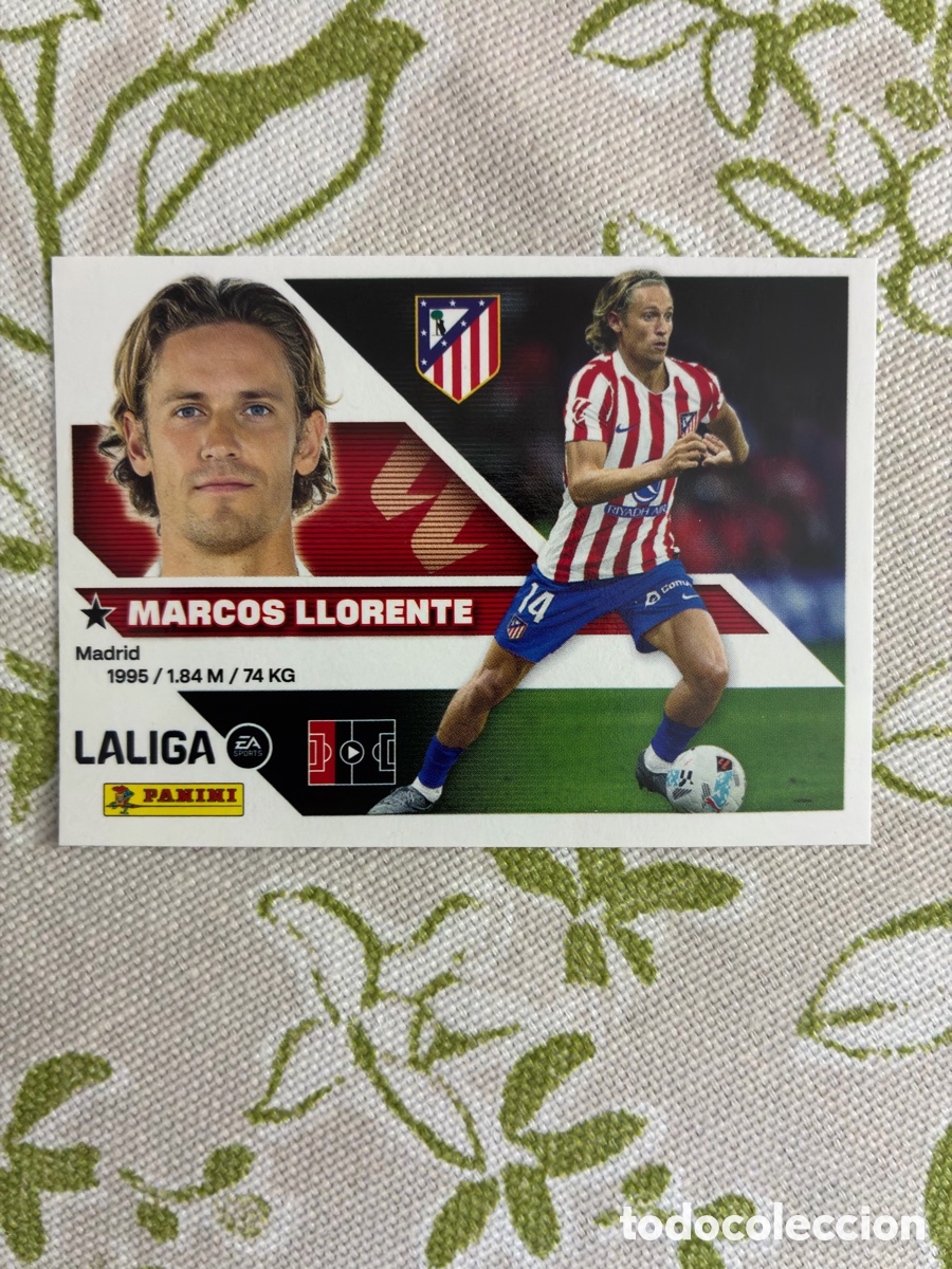 Cromos de f&uacute;tbol: Cromo Marcos Llorente N&ordm; 5 (Atl&eacute;tico de Madrid) - Colecciones Este Liga 2026-27