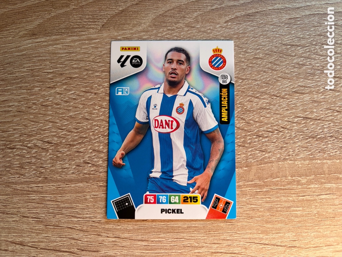 Cromos de f&uacute;tbol: 138 BIS PICKEL PANINI ADRENALYN XL LALIGA EA SPORTS 2024-25 AMPLIACI&Oacute;N RCD ESPANYOL