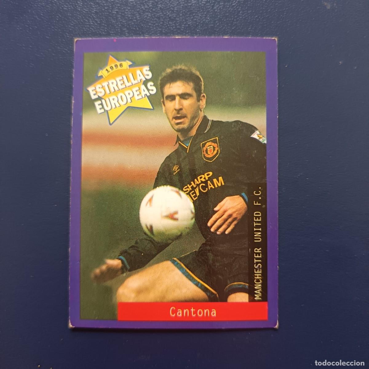 Cromos de f&uacute;tbol: ERIC CANTONA. ESTRELLAS EUROPEAS 1996