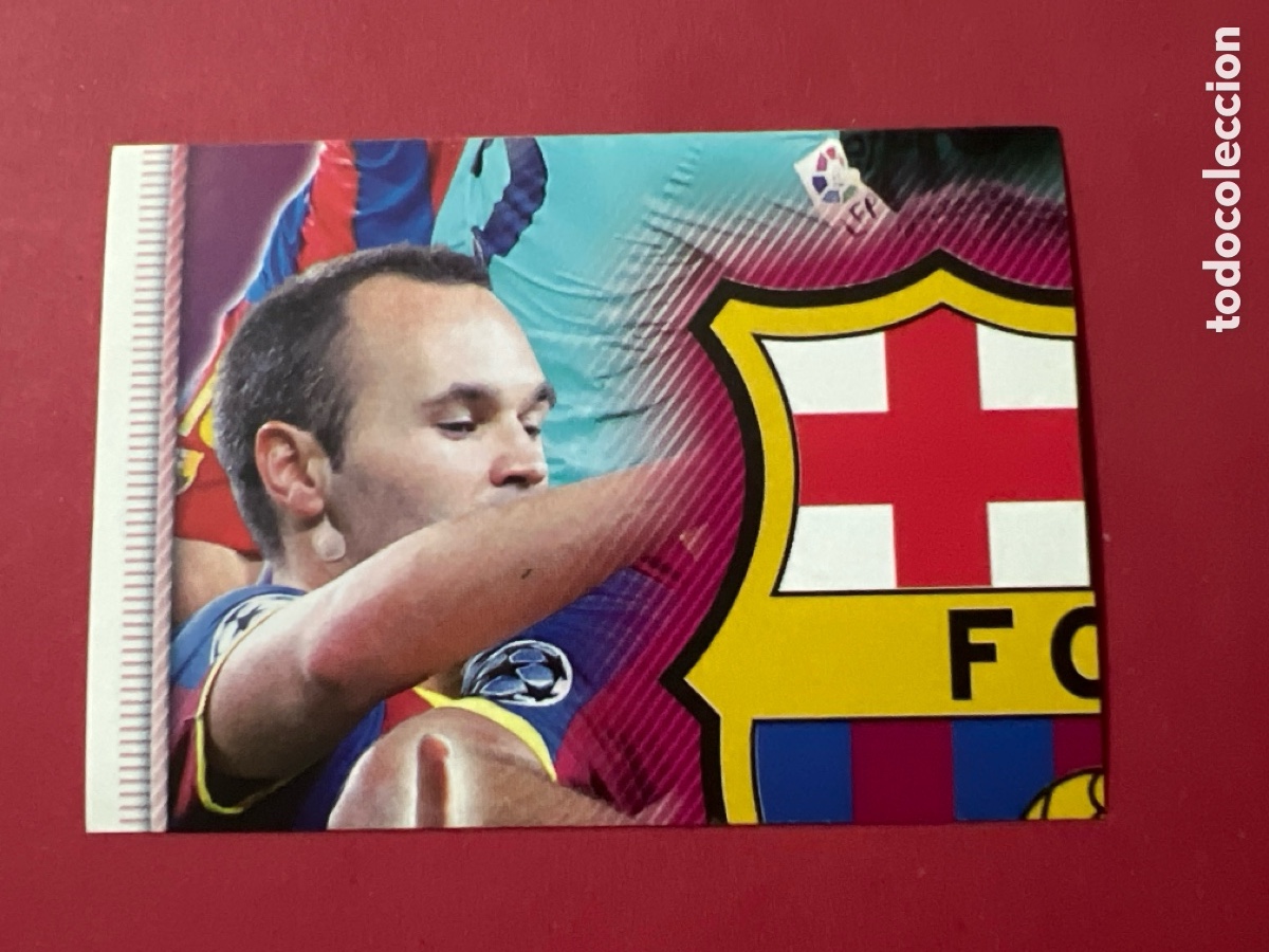 Cromos de f&uacute;tbol: C9704. 2010 2011 10 11 CROMO NUNCA PEGADO COLECCI&Oacute;N OFICIAL FC BARCELONA INIESTA N 175