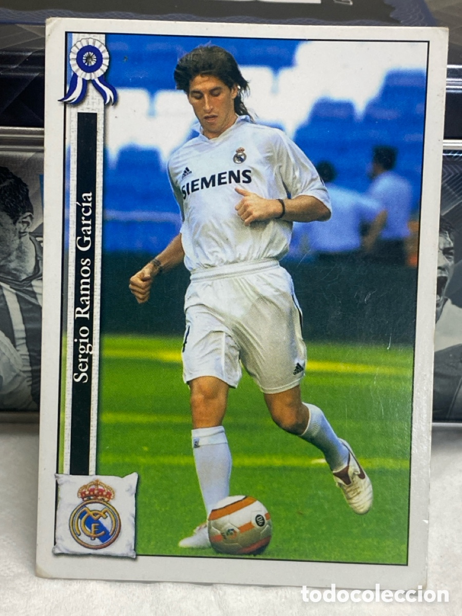 Figurine di Calcio: CARTA 41 SERGIO RAMOS REAL MADRID MUNDICROMO FICHAS DE LA LIGA 2005 2006 05 06