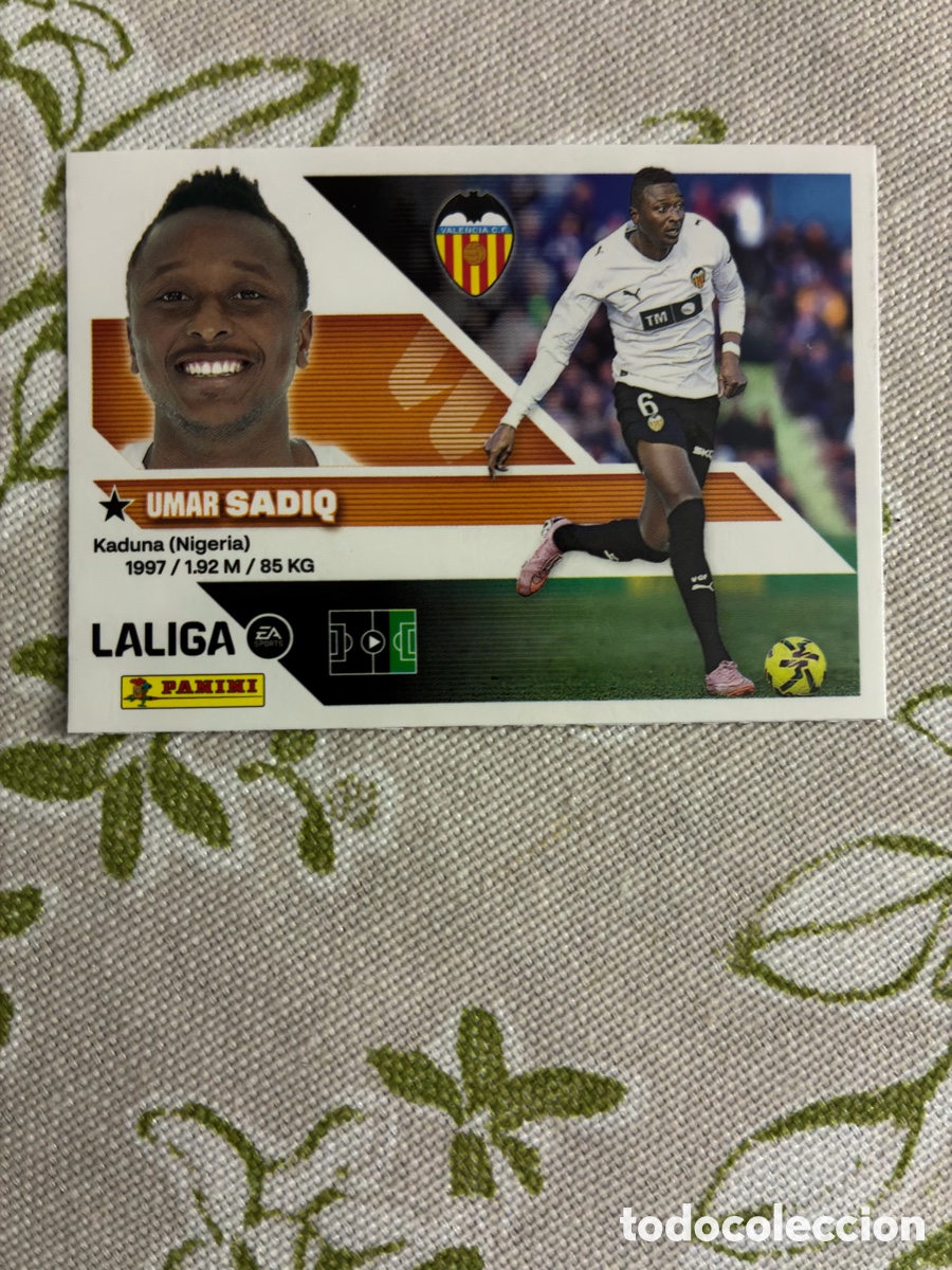 Cromos de f&uacute;tbol: Cromo Umar Sadiq N&ordm; 20A BIS (Valencia CF) - Colecciones Este Liga 2026-27