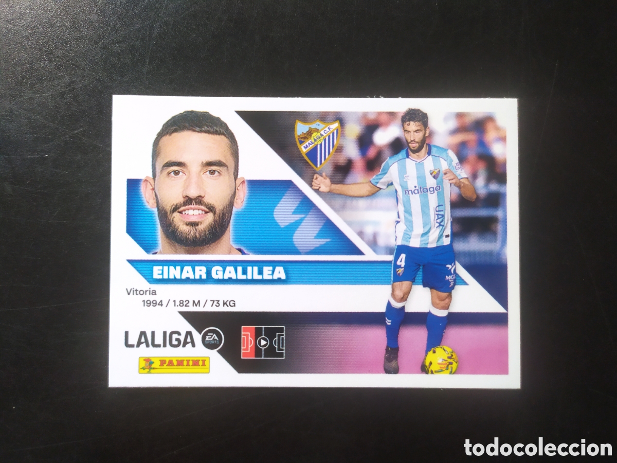 Cromos de f&uacute;tbol: Liga este 2026 2027 26 27 panini Einar Galilea n&deg; 8 M&aacute;laga