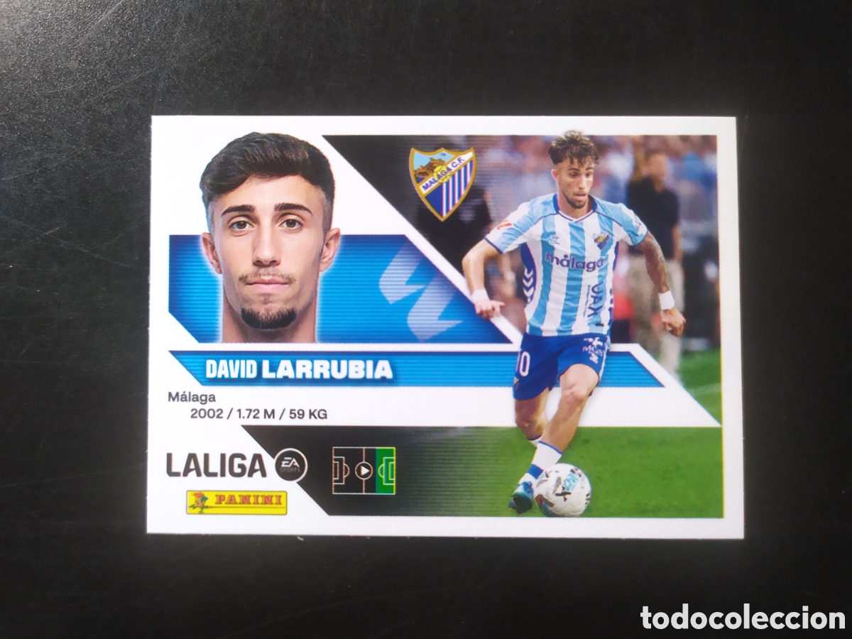 Cartes &agrave; collectionner de Football: Liga este 2026 2027 26 27 panini Larrubia n&deg; 16 M&aacute;laga