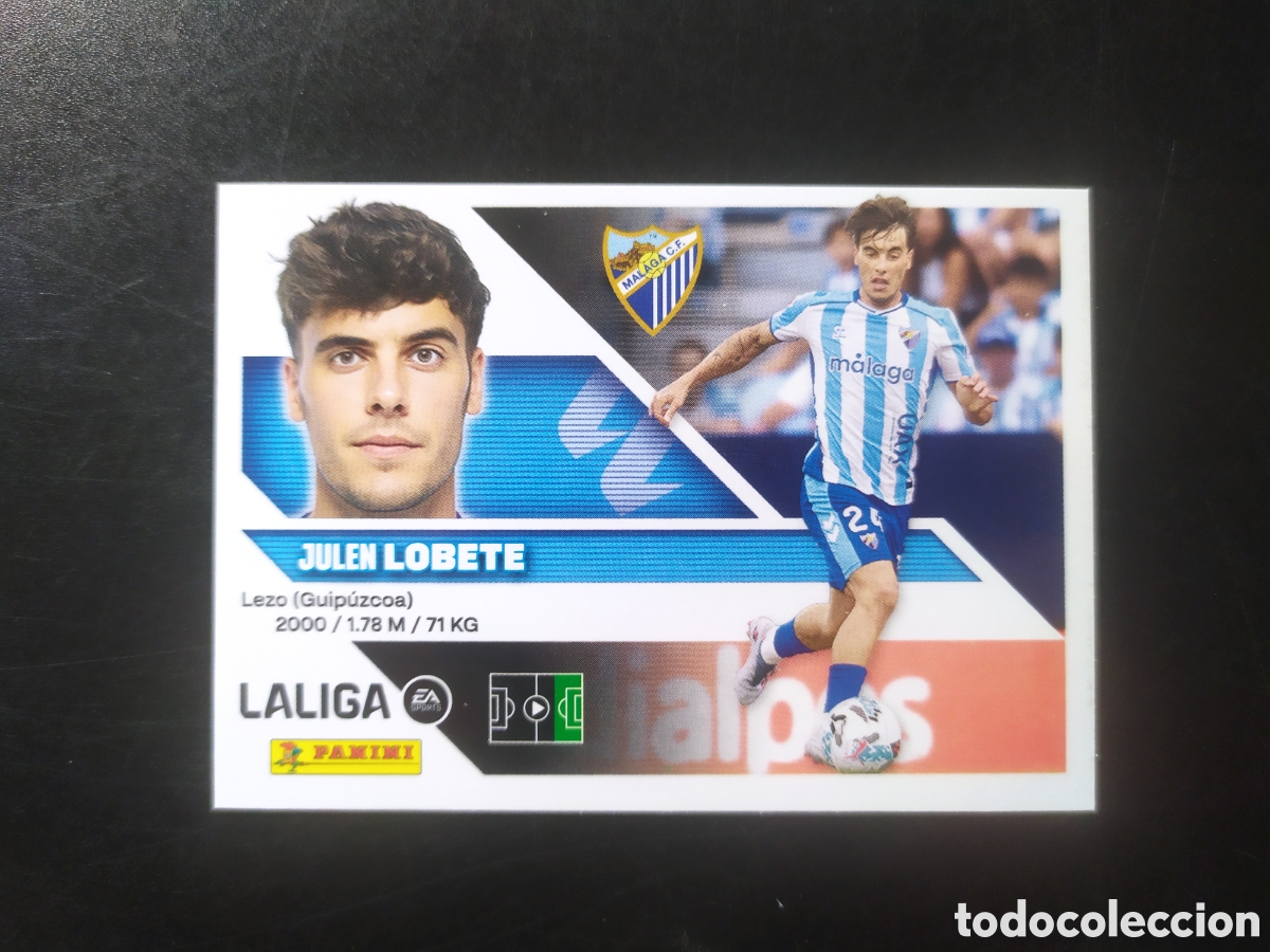 Cartes &agrave; collectionner de Football: Liga este 2026 2027 26 27 panini Lobete n&deg; 17 M&aacute;laga