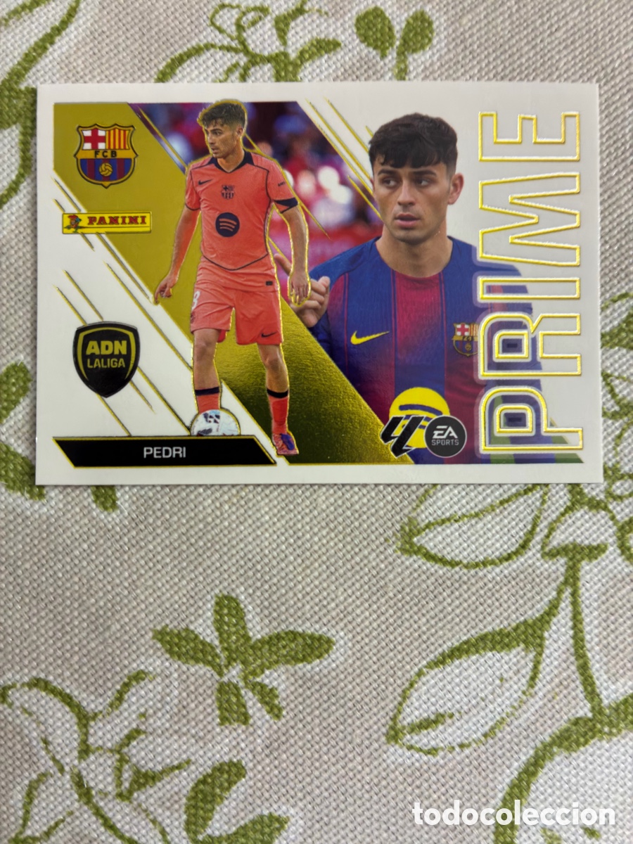 Cromos de f&uacute;tbol: Cromo Metalizado Pedri N&ordm; 12 ADN LALIGA PRIME (FC Barcelona) - Colecciones Este Liga 2026-27