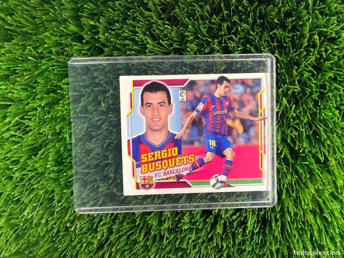 Cromos de f&uacute;tbol: N&ordm; 9A Sergio Busquets FC Barcelona Liga Este 10 11