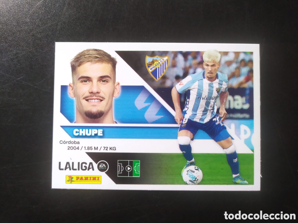 Cromos de f&uacute;tbol: Liga este 2026 2027 26 27 panini Chupe n&deg; 20 M&aacute;laga