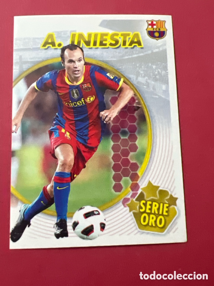 Cromos de f&uacute;tbol: C9710. 97 INIESTA BARCELONA PANINI COLECCION OFICIAL 2010 2011 10 11 - SIN PEGAR
