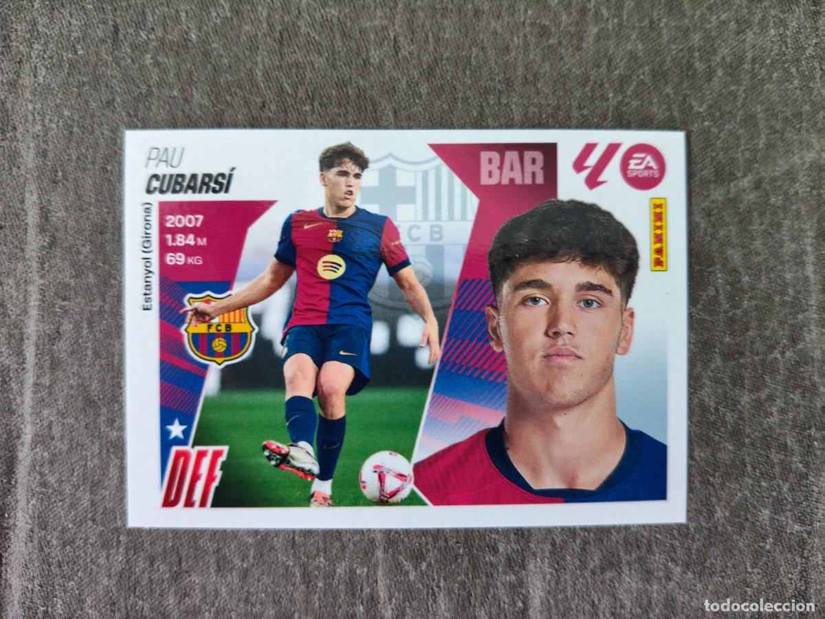 Cromos de f&uacute;tbol: Cromo 6 PAU CUBARS&Iacute; FC BARCELONA. Colecci&oacute;n LALIGA F&uacute;tbol 2025-2026 PANINI Nuevo