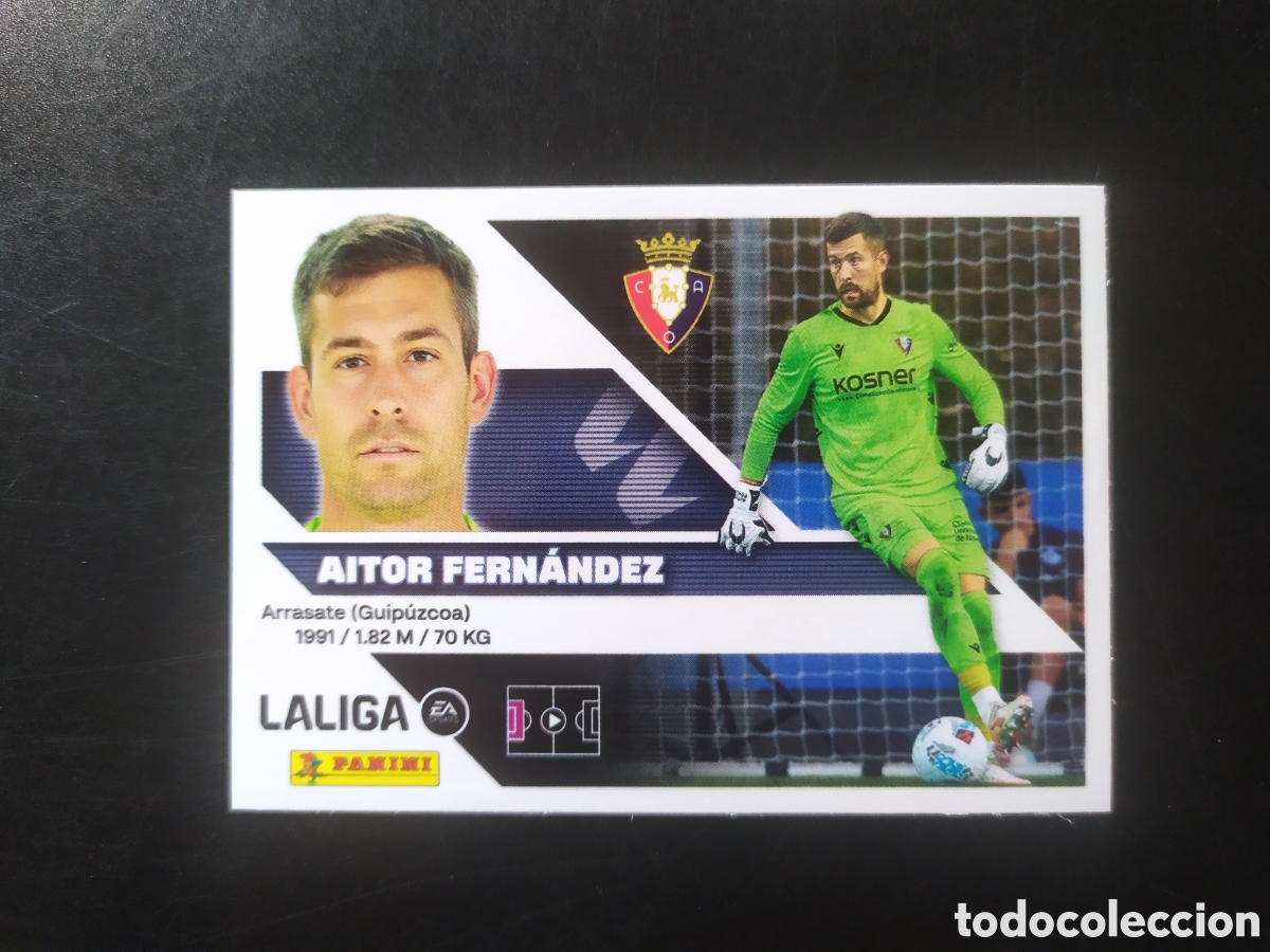 Cromos de Futebol: Liga este 2026 2027 26 27 panini Aitor Fern&aacute;ndez n&deg; 4 Osasuna