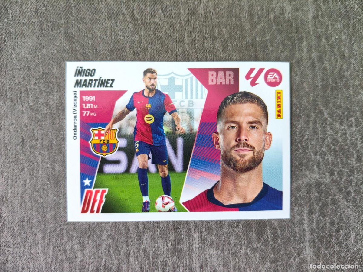 Cromos de f&uacute;tbol: Cromo 7 I&Ntilde;IGO MART&Iacute;NEZ FC BARCELONA. Colecci&oacute;n LALIGA F&uacute;tbol 2025-2026 PANINI Nuevo