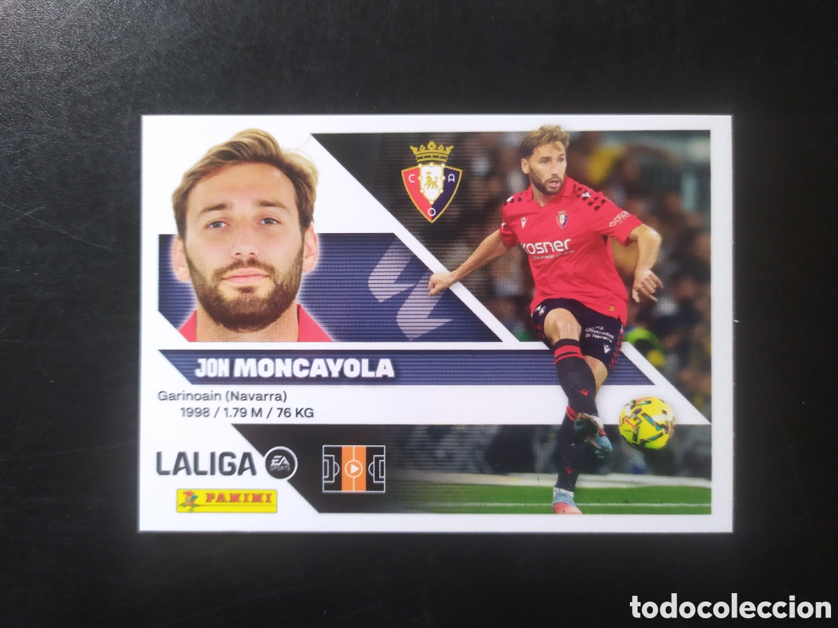 Cromos de f&uacute;tbol: Liga este 2026 2027 26 27 panini Moncayola n&deg; 12 Osasuna