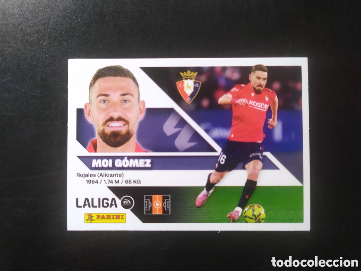 Cromos de f&uacute;tbol: Liga este 2026 2027 26 27 panini Moi G&oacute;mez n&deg; 13A 13 A Osasuna