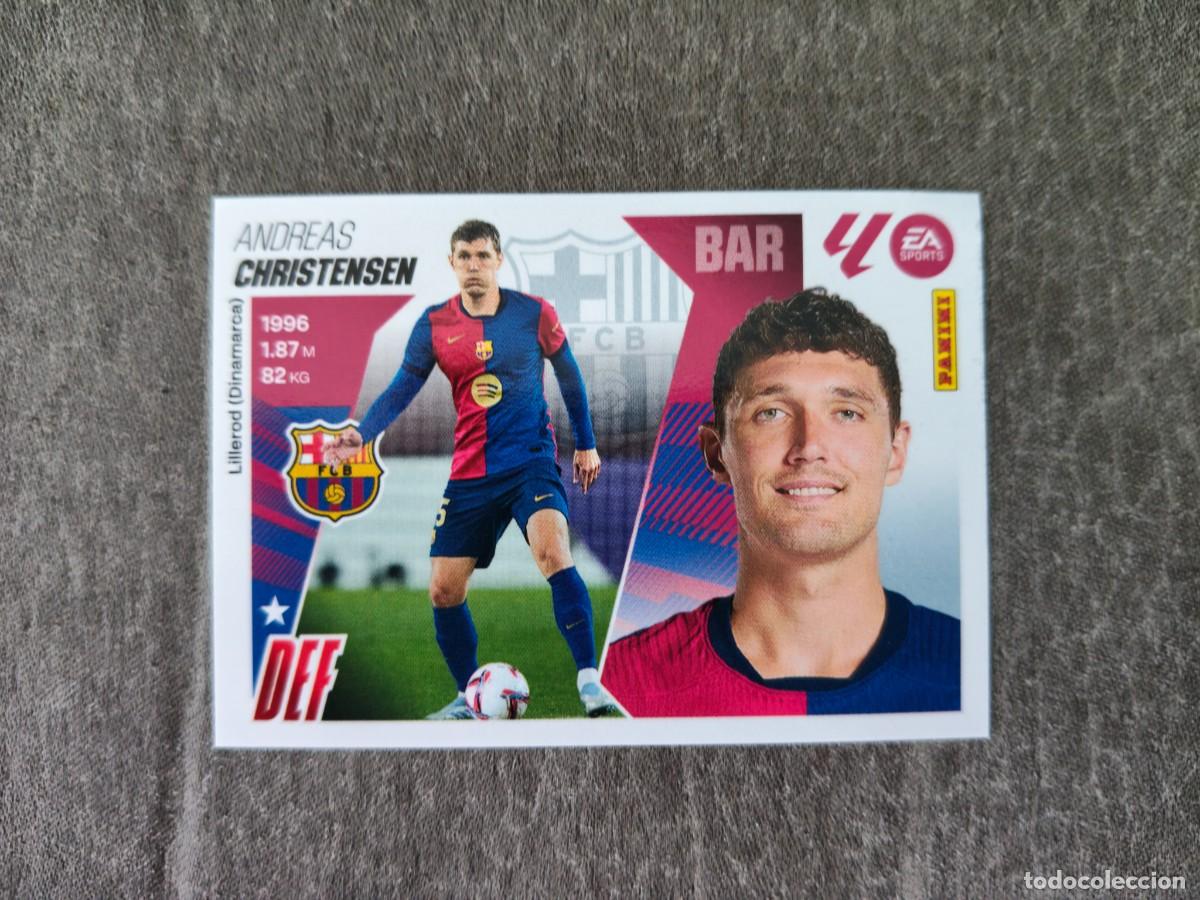 Cromos de f&uacute;tbol: Cromo 8B ANDREAS CHRISTENSEN FC BARCELONA. Colecci&oacute;n LALIGA F&uacute;tbol 2025-2026 PANINI Nuevo